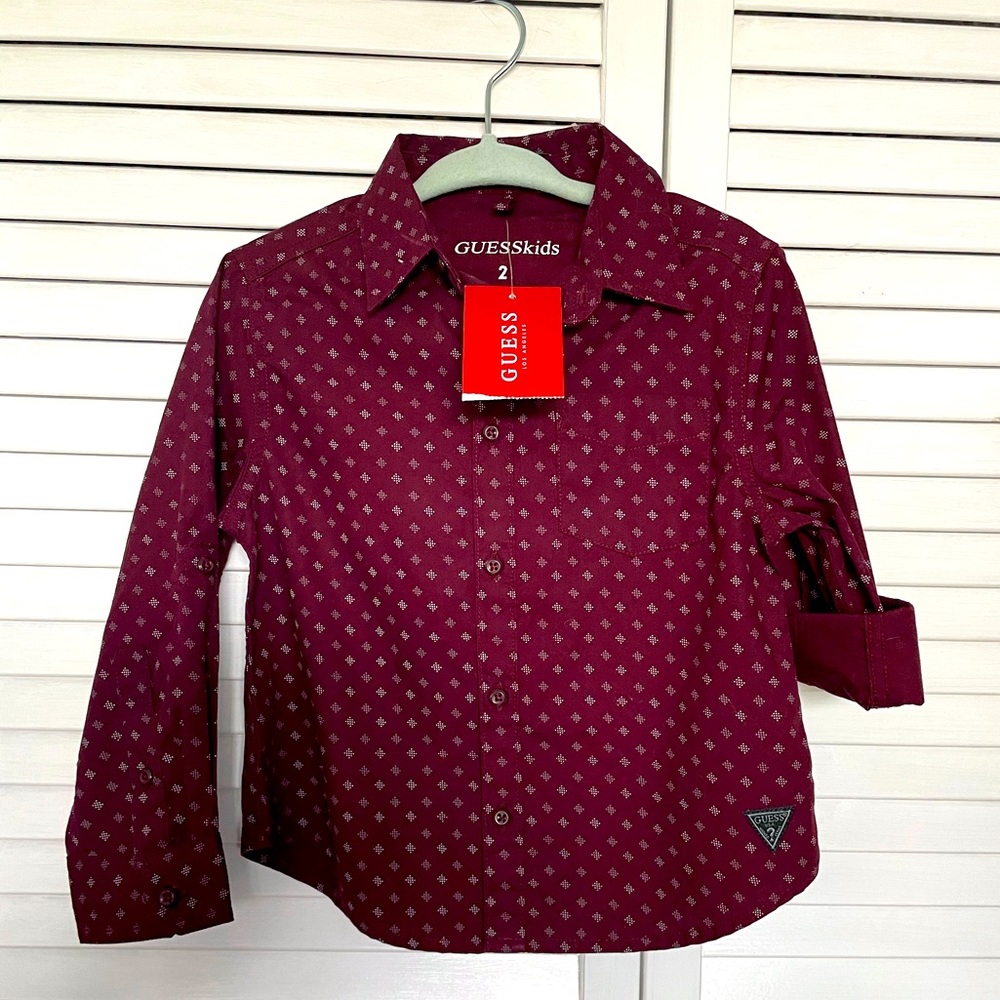 Guess kids dress / button up shirt size 2